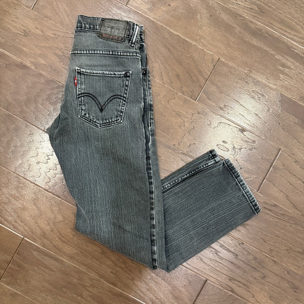 Levi’s 511™ Women’s Skinny Jeans – Faded Black Charcoal Wash, Size 27x27